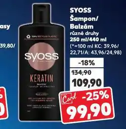 Kaufland Syoss balzám nabídka