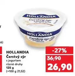 Kaufland Hollandia čerstvý sýr s jogurtem nabídka