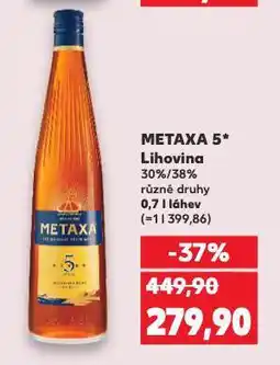 Kaufland Metaxa 5 nabídka