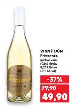 Kaufland Vinný dům frizzante nabídka