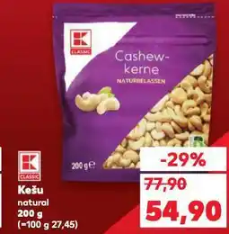 Kaufland Kešu nabídka
