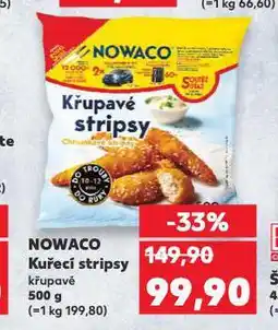 Kaufland Nowaco kuřecí stripsy nabídka