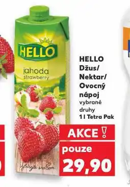 Kaufland Hello džus nabídka