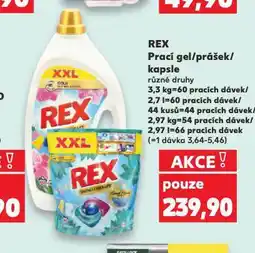 Kaufland Rex prací prášek nabídka