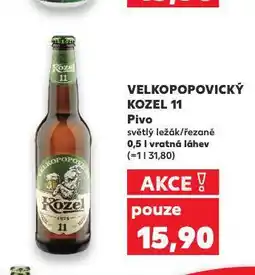 Kaufland Pivo velkopopovický kozel nabídka