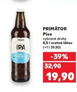 Kaufland Pivo primátor nabídka