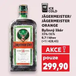 Kaufland Jägermeister orange nabídka