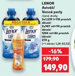 Kaufland Lenor vonné perly nabídka