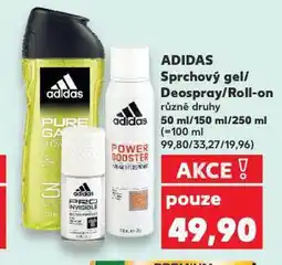 Kaufland Adidas sprchový gel nabídka