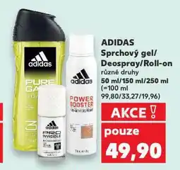 Kaufland Adidas deospreay nabídka
