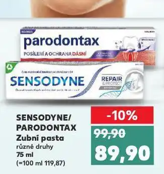Kaufland Sensodyne zubní pasta nabídka