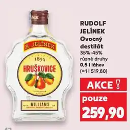 Kaufland Rudolf jelínek ovocný destilát nabídka