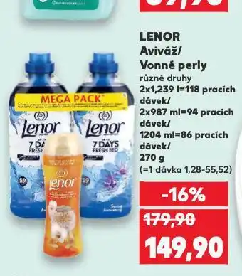 Kaufland Lenor aviváž nabídka