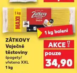 Kaufland Zátkovy vaječné těstoviny nabídka