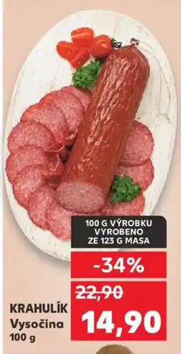 Kaufland KRAHULIK Vysočina nabídka