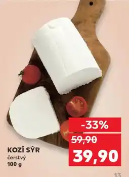 Kaufland Kozí sýr nabídka
