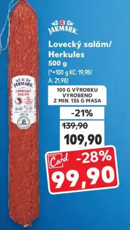 Kaufland Lovecký salám/ Herkules nabídka