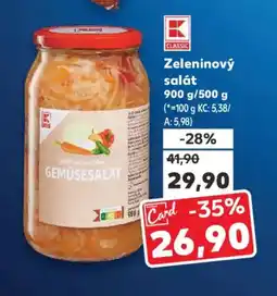 Kaufland Zeleninový salát nabídka