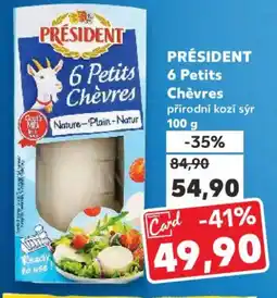 Kaufland PRÉSIDENT 6 Petits Chèvres nabídka
