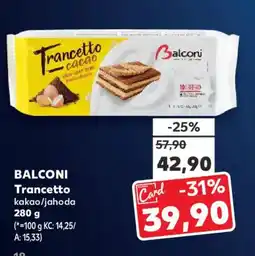 Kaufland BALCONI Trancetto nabídka