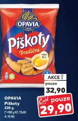 Kaufland OPAVIA Piškoty nabídka