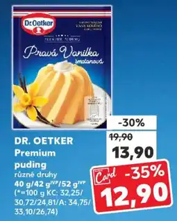 Kaufland DR. OETKER Premium puding nabídka