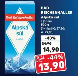 Kaufland Bad Reichenhaller Alpská sůl nabídka