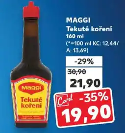 Kaufland MAGGI Tekuté koření nabídka