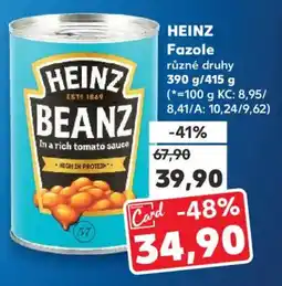 Kaufland HEINZ Fazole nabídka