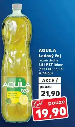 Kaufland AQUILA Ledový čaj nabídka