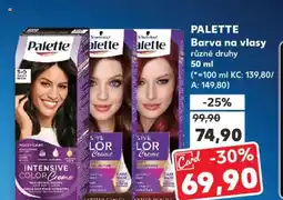 Kaufland PALETTE Barva na vlasy nabídka