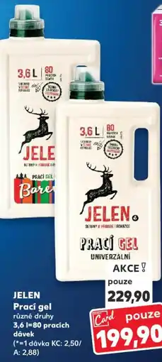 Kaufland JELEN Prací gel nabídka