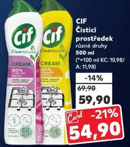 Kaufland CIF Čisticí prostředek nabídka