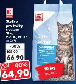 Kaufland Stelivo pro kočky nabídka