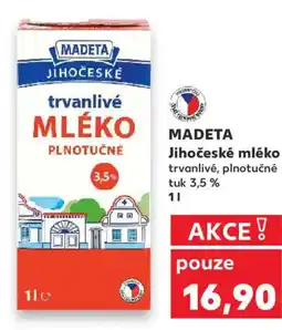 Kaufland MADETA Jihočeské mléko nabídka