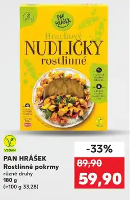 Kaufland PAN HRÁŠEK Rostlinné pokrmy nabídka