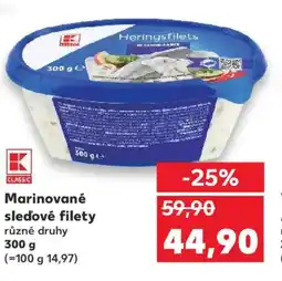 Kaufland Marinované sledové filety nabídka