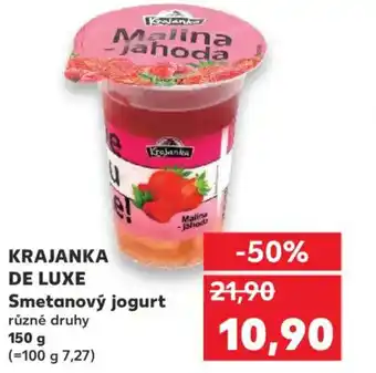 Kaufland KRAJANKA De Luxe Smetanový jogurt nabídka