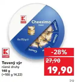 Kaufland Tavený sýr nabídka