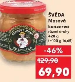 Kaufland ŠVÉDA Masová konzerva nabídka