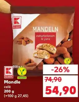 Kaufland Mandle celé nabídka