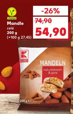Kaufland Mandle celé nabídka