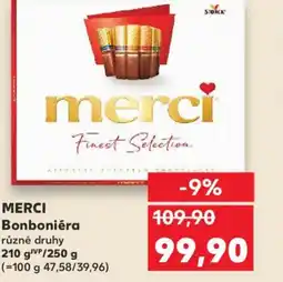 Kaufland MERCI Bonboniéra nabídka