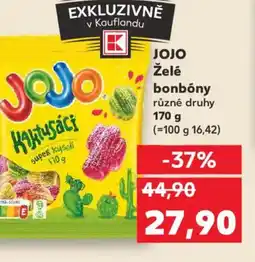 Kaufland JOJO Želé bonbóny nabídka