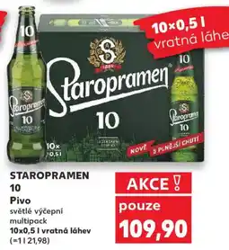 Kaufland STAROPRAMEN 10 Pivo nabídka