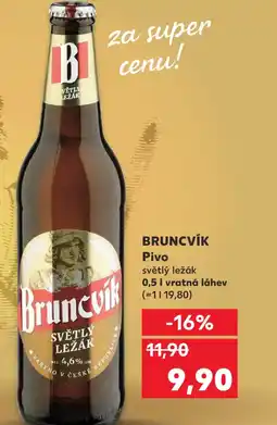 Kaufland BRUNCVÍK Pivo nabídka