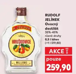 Kaufland RUDOLF JELÍNEK Ovocný destilát 35%-45% nabídka