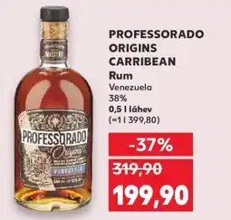 Kaufland PROFESSORADO ORIGINS CARRIBEAN Rum Venezuela 38% nabídka
