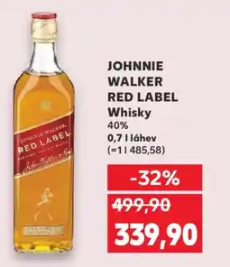 Kaufland JONNNIE WALKER RED LABEL Whisky 40% nabídka