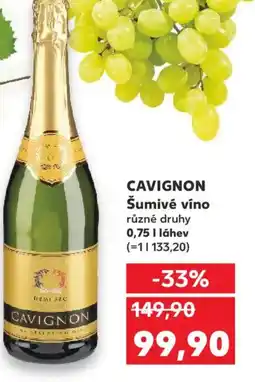 Kaufland CAVIGNON Šumivé víno nabídka